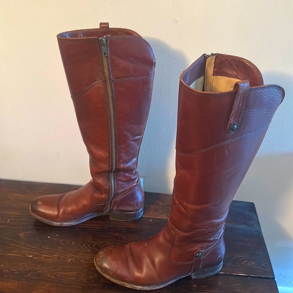 Frye Melissa tall boot extended calf